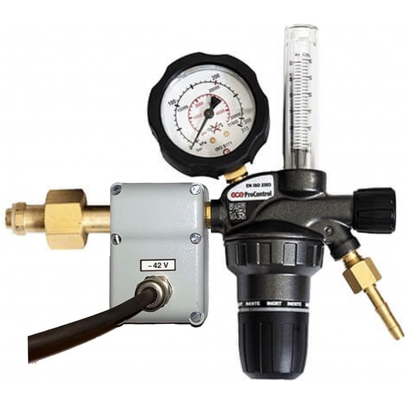 CO2 Redukční ventil GCE ProControl 200/30 l - průtokoměr, ohřívač 24 V