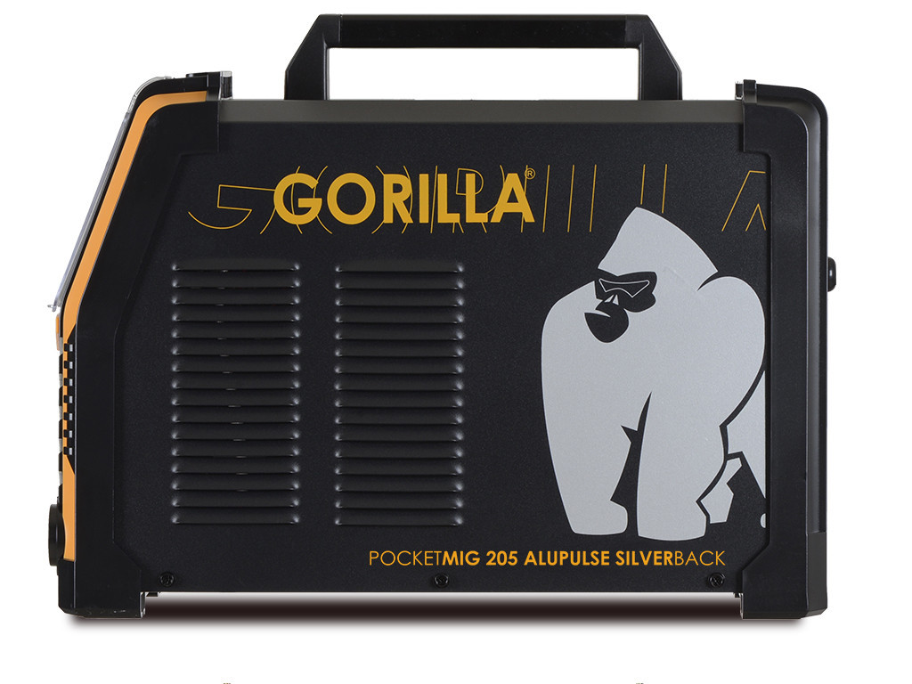 iWELD GORILLA POCKETMIG 205 ALUPULSE SILVERBACK  80POCMIG205ALUP