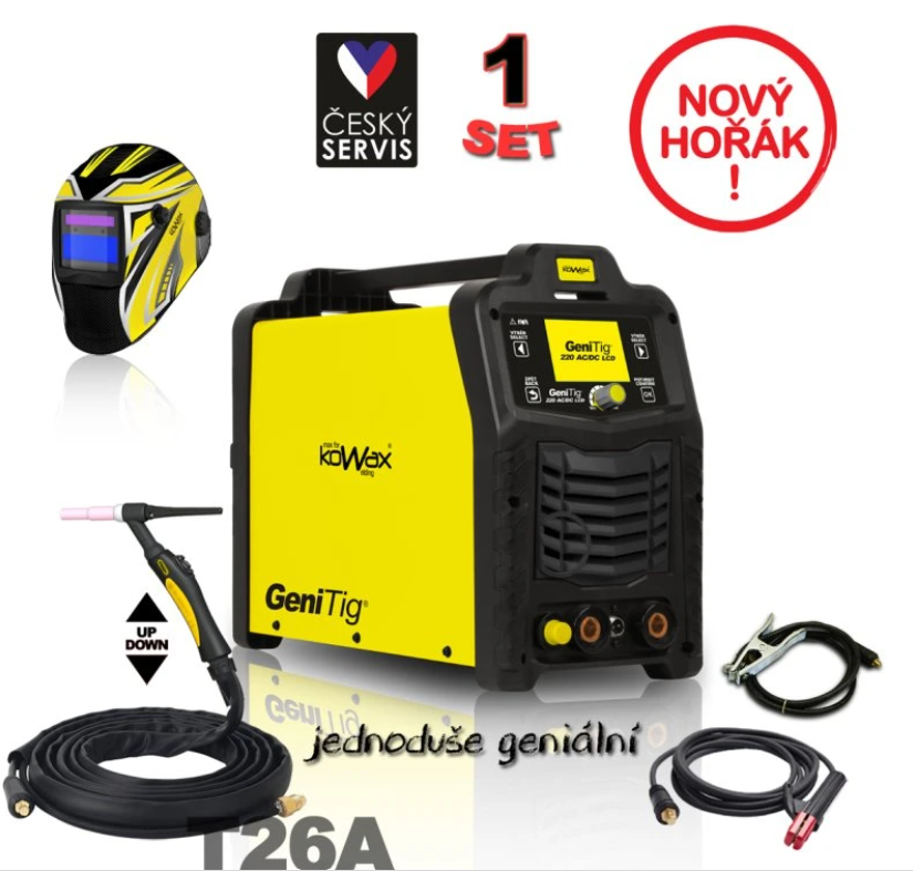 GeniTig® 220AC/DC LCD SET 1