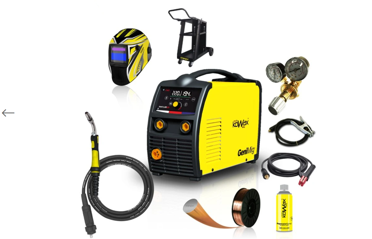 GeniMig®220LCD SET4 bez Lahve